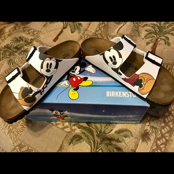 womens mickey mouse birkenstock sandals